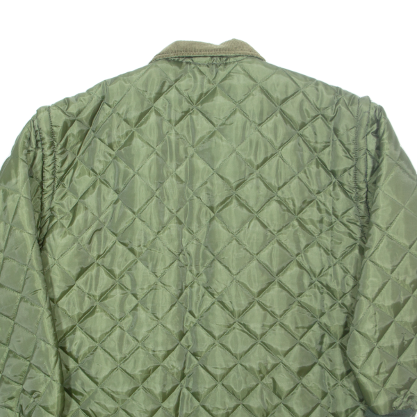 DICKIES Mens Quilted Coat Green XL Supply