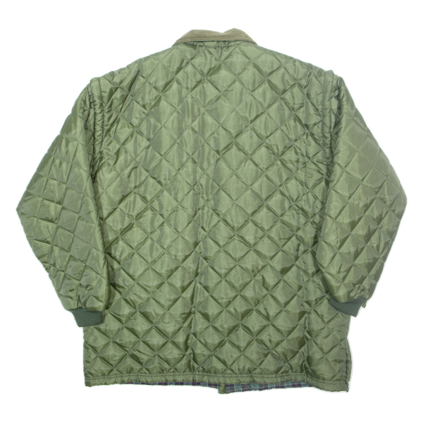 DICKIES Mens Quilted Coat Green XL Supply