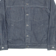 RIVER ISLAND Mens Denim Jacket Blue S Online Hot Sale