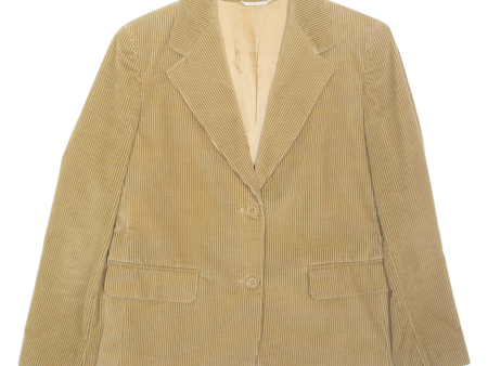 MAX MARA Womens Blazer Jacket Beige UK 14 Discount